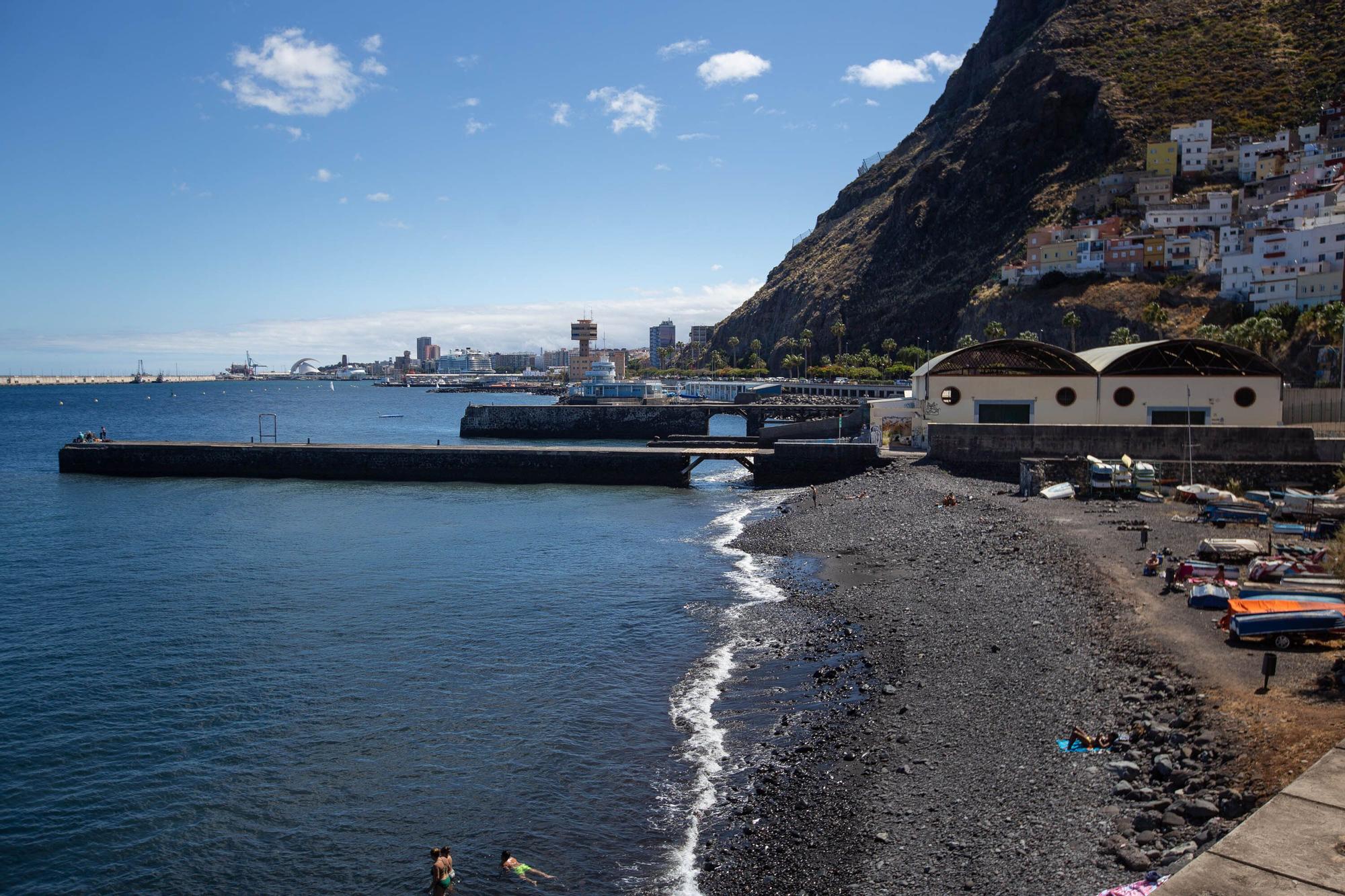 Obras en la playa de Valleseco