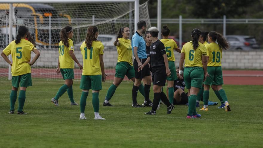 El Amigos del Duero reclama fuera de juego en la acción del penalti