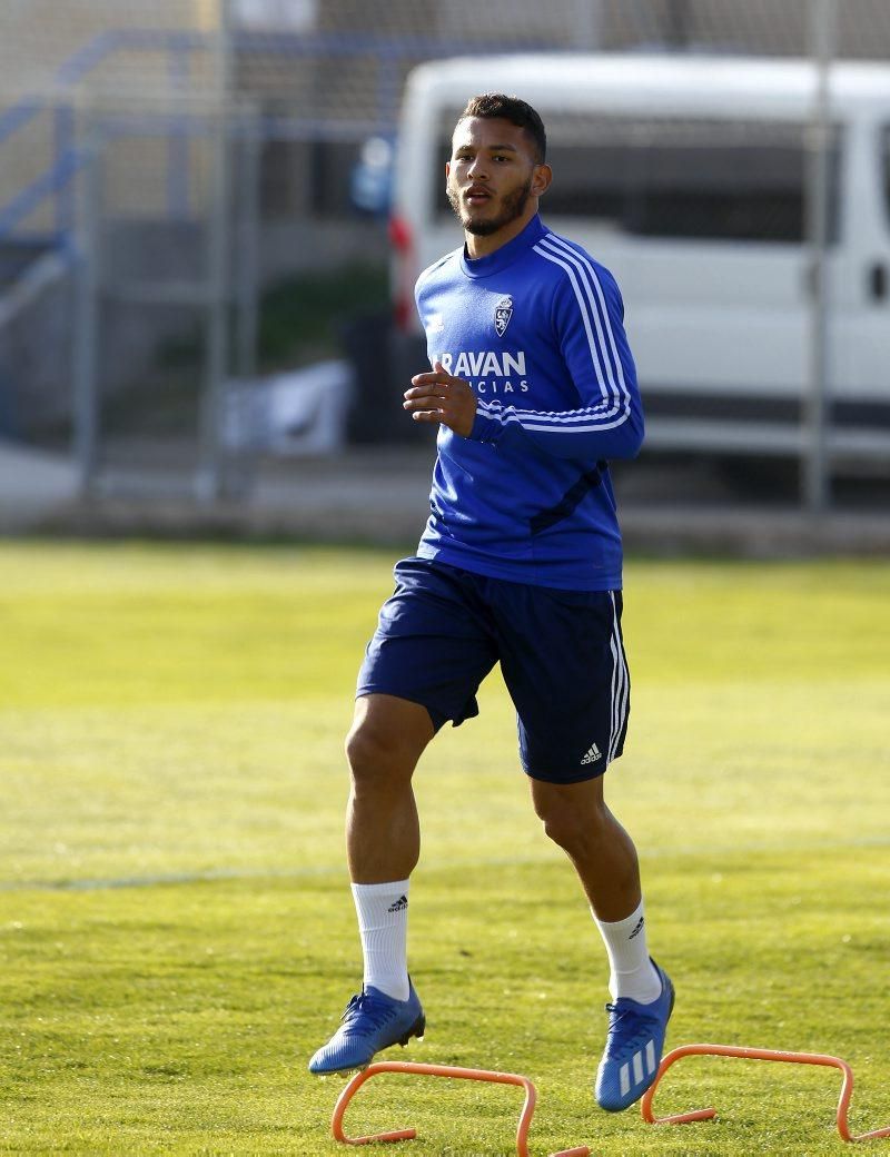 Entrenamiento del Real Zaragoza, 25 de febrero