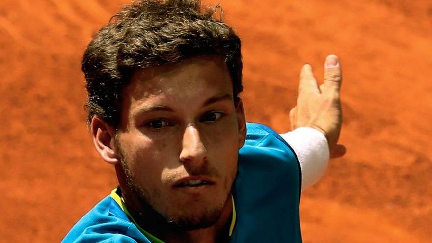 Pablo Carreño, durante su partido ante Paire.