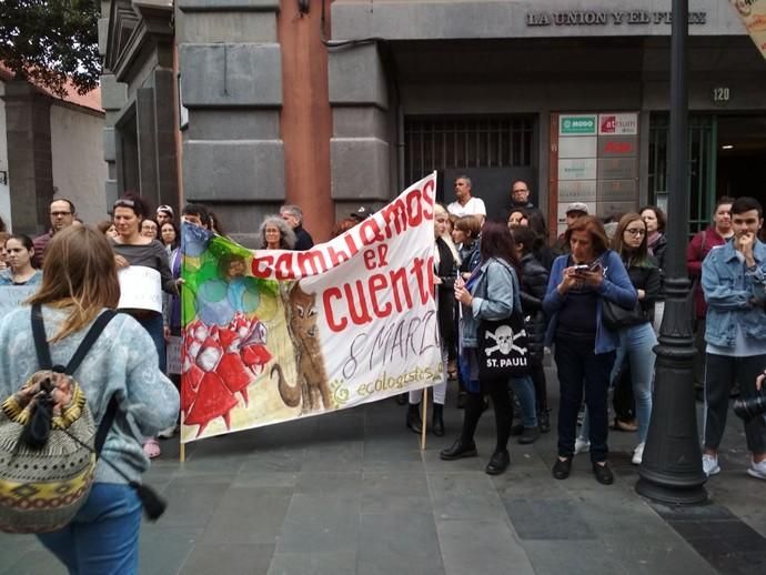 Protesta en Las Palmas de Gran Canaria