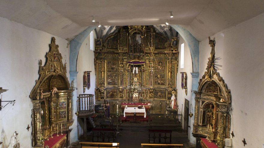El retablo de una de las iglesias más importantes de Laviana será restaurado (y los trabajos costarán 16.291 euros)