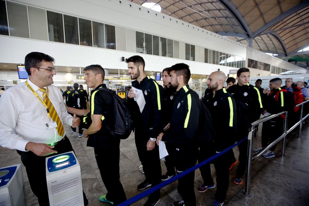 Salida del Hércules a Mallorca para romper su gafe