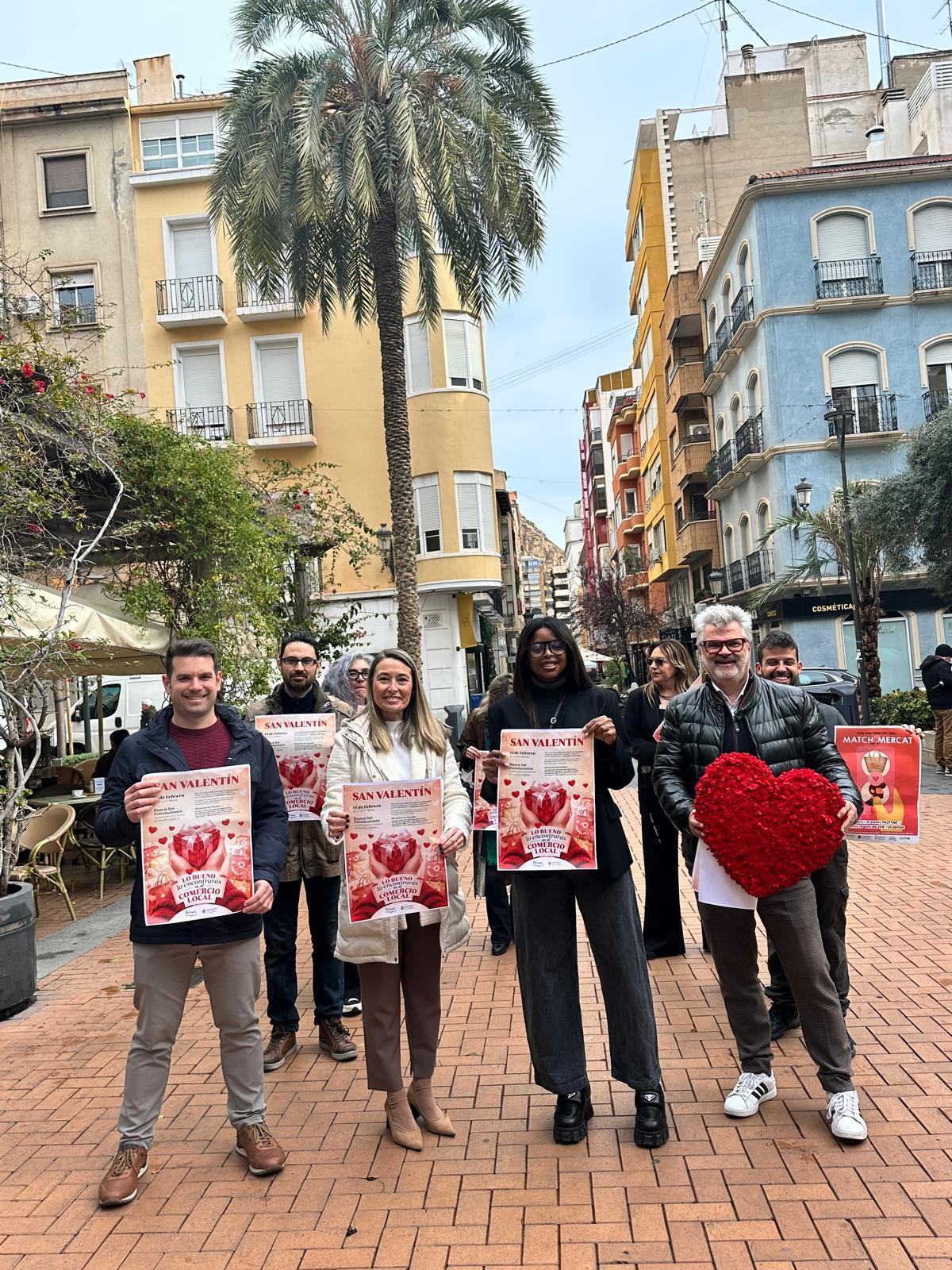 Alicante impulsa las compras del comercio local este San Valentín con un gran sorteo de 50 premios