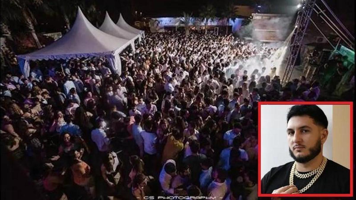 Omar Montes actuó este fin de semana en la discoteca de San Javier.