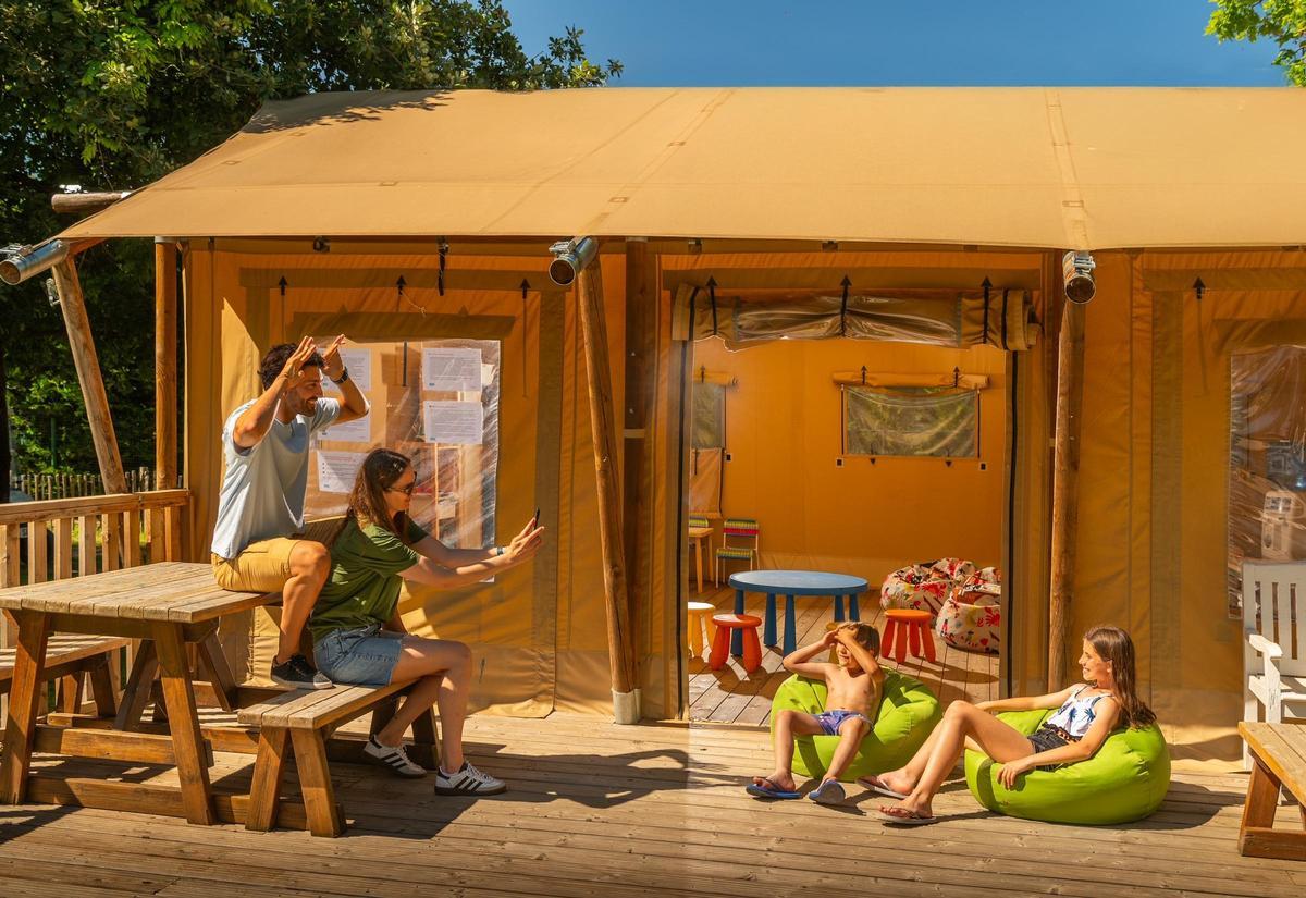 Un espacio abierto en plena naturaleza para disfrutar en familia