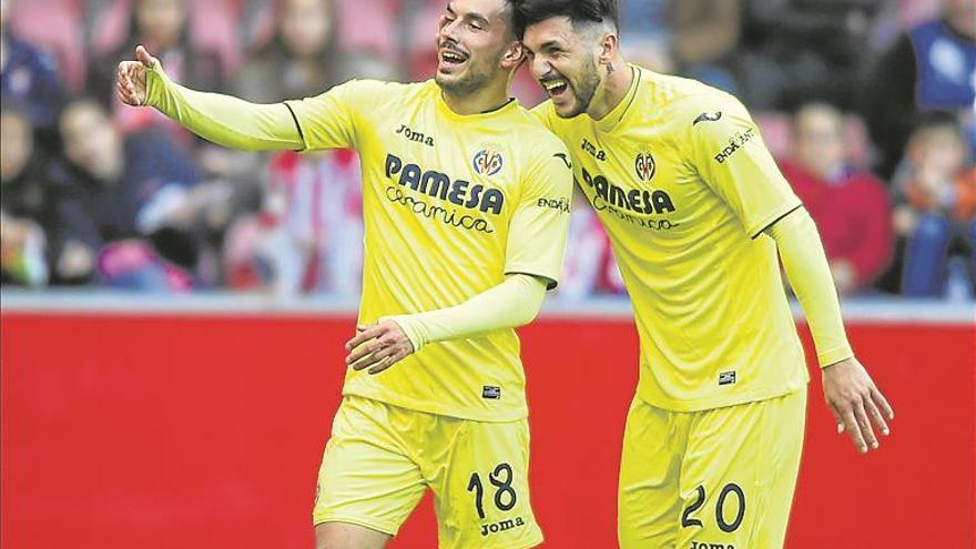 El Villarreal gana al Sporting como y cuando quiere