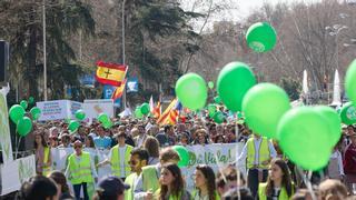 Unas 23.000 personas marchan en Madrid en contra del aborto y la eutanasia