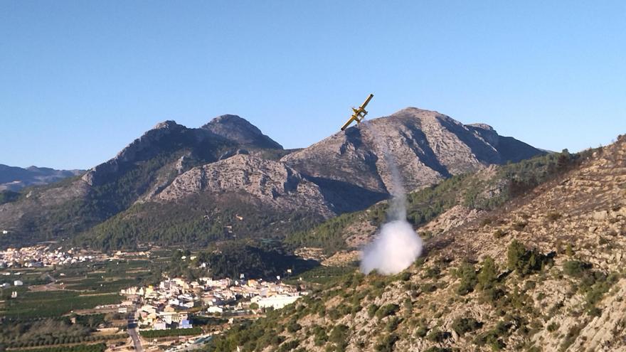 La herida del fuego en Segària: el incendio arrasa entre 35 y 40 hectáreas