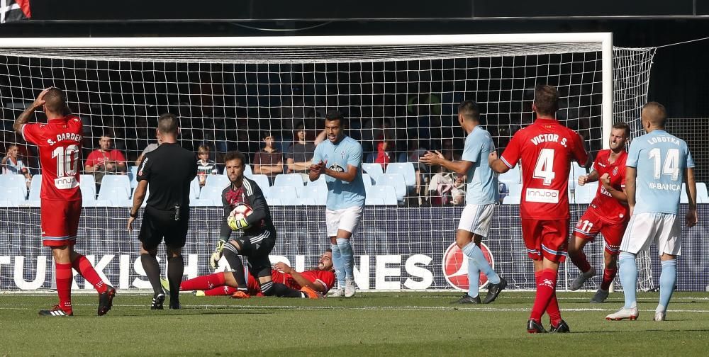 Las mejores fotografías del primer partido de Liga que midió a celestes y a pericos en Balaídos.