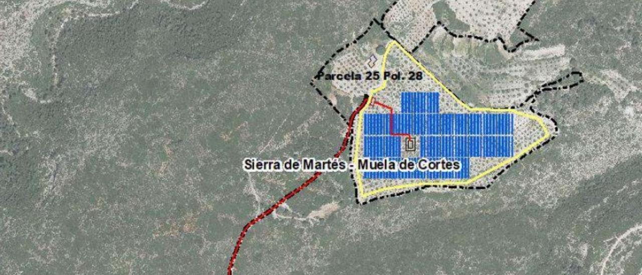 La planta se ubicará en la Zona de Especial Protección para las Aves Sierra de Martes-Muela de Cortes de Enguera.  | LEVANTE-EMV