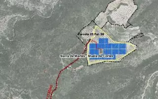 Promueven una planta solar en una zona protegida de Enguera
