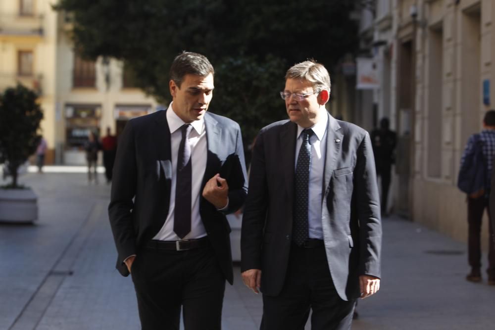 Ximo Puig se reúne con Pedro Sánchez en Blanqueries