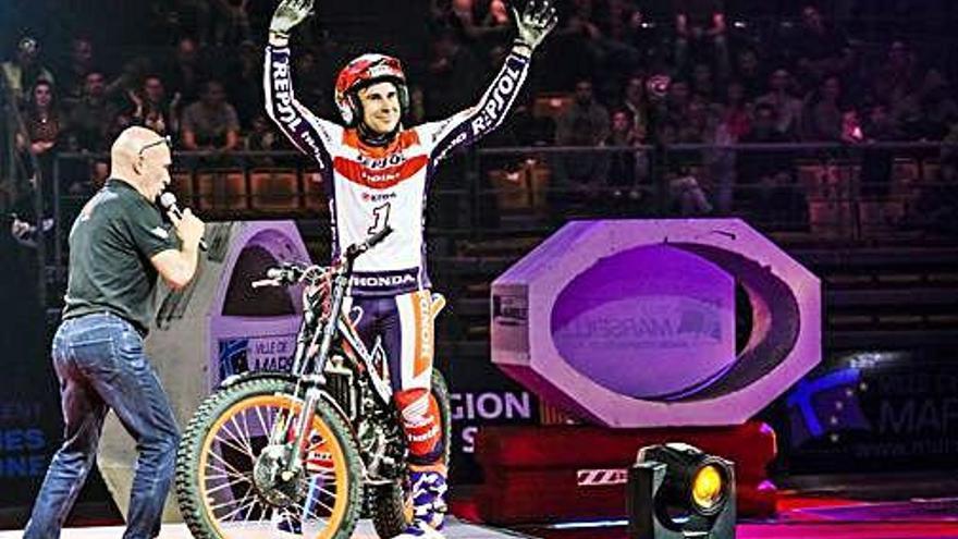 Toni Bou ha arasat en la temporada de pista coberta