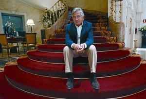 L’historiador britànic Antony Beevor, ahira Madrid.