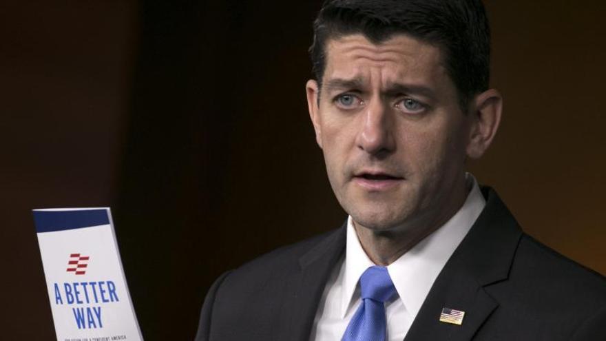 El presidente de la Cámara de Representantes, Paul Ryan.