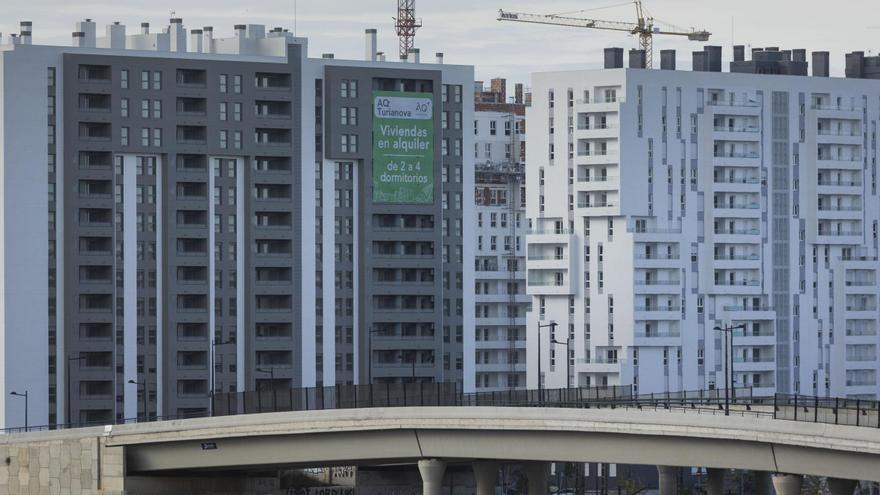 Edificios de pisos de alquiler en Turianova.