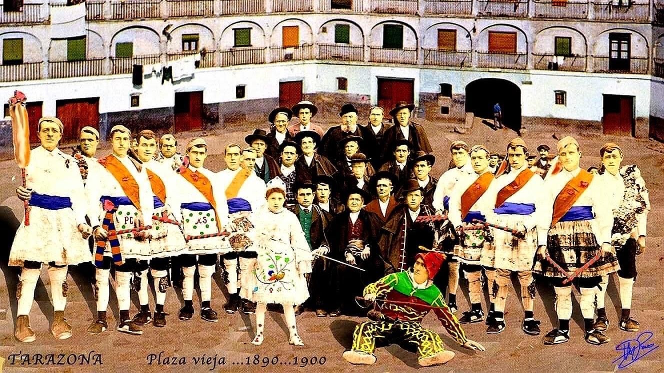 Collage con la antigua plaza de toros. 1990