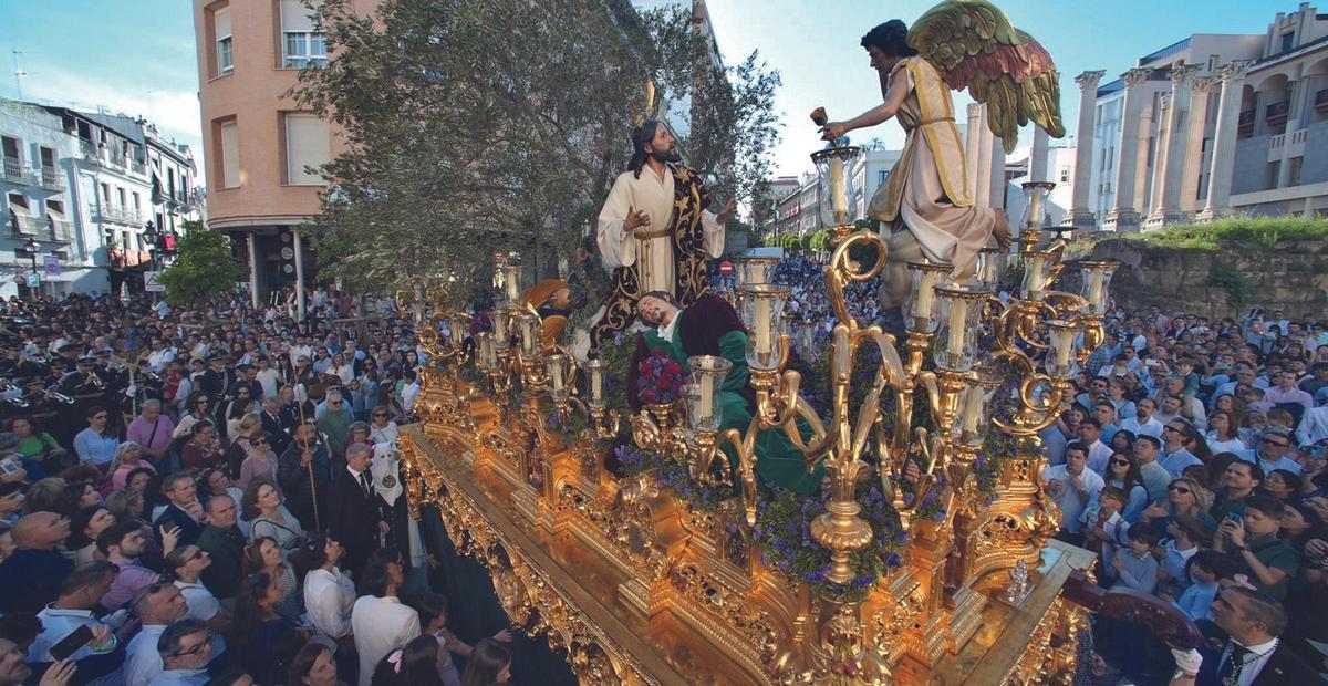 HERMANDAD DEL HUERTO. PASO DE NUESTRO PADRE JESÚS DE LA ORACIÓN EN EL HUERTO, ESTRENADO EN SU PRIMERA FASE EN LA SEMANA SANTA DE 1994.