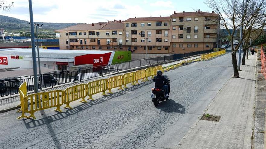 Obras en un muro de contención