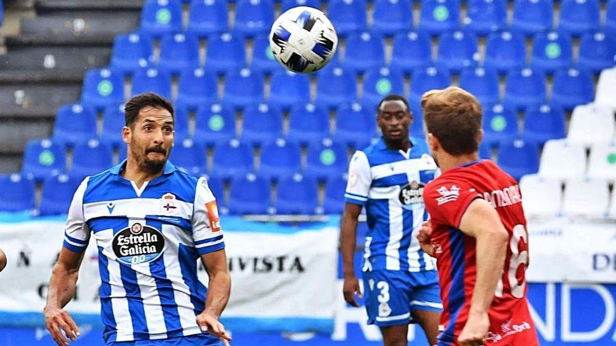 Celso Borges, ayer en Riazor. |  // VÍCTOR ECHAVE