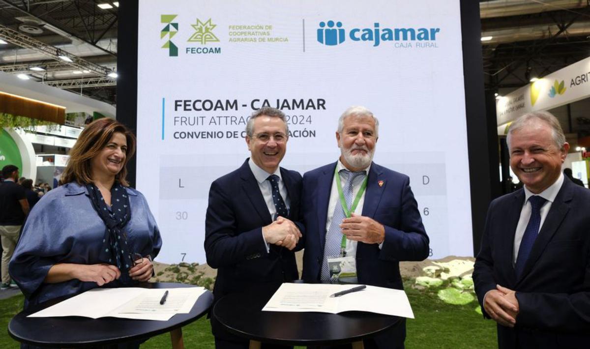 Cajamar acompaña  al sector agroalimentario murciano en Fruit Attraction 2024