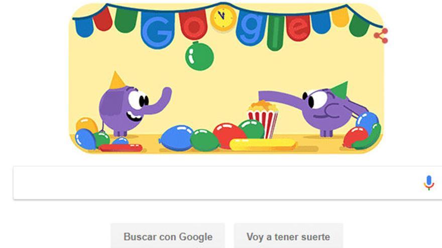 Google se suma a la celebración de Nochevieja.