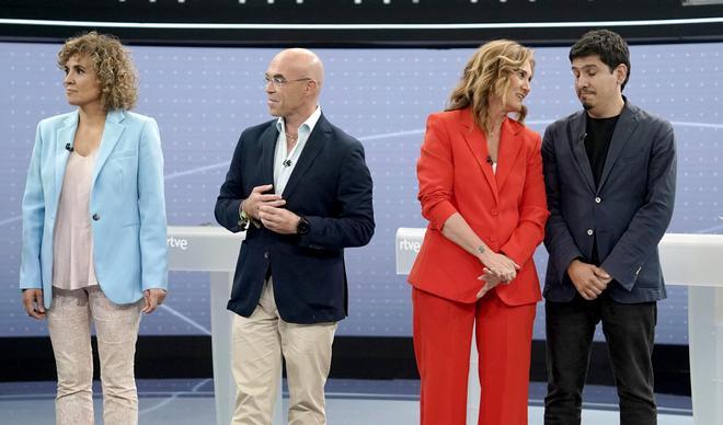 Las imágenes del debate de RTVE de los candidatos a las elecciones europeas