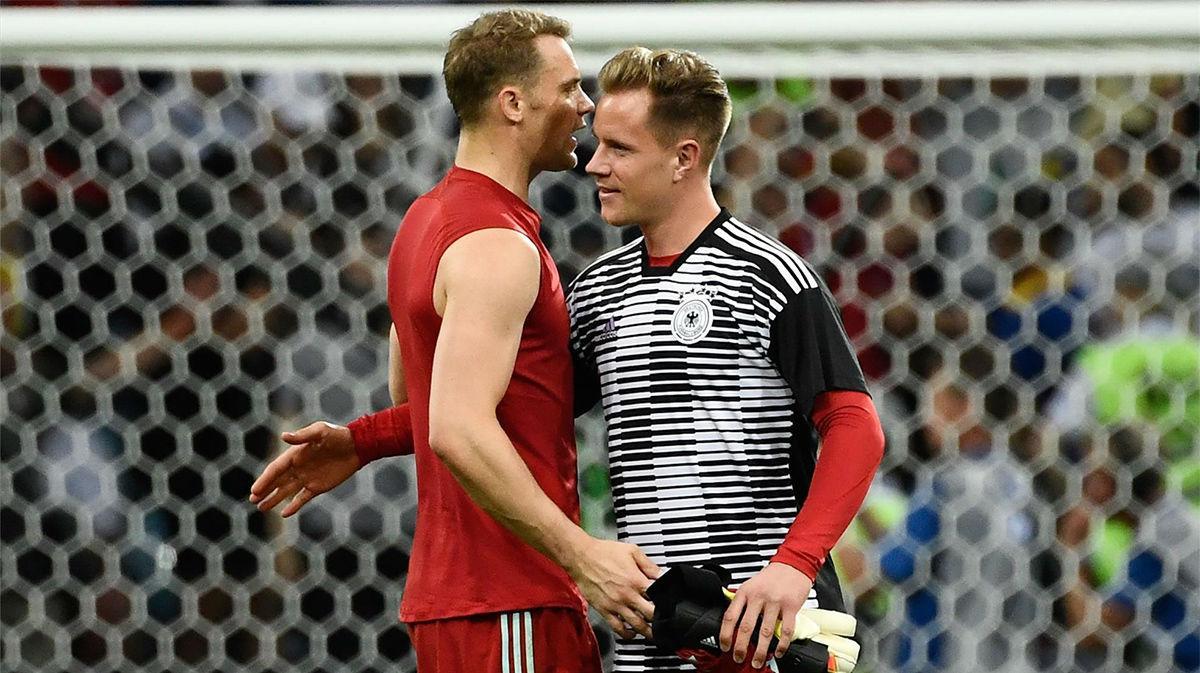 Duelo de guardianes, Ter Stegen vs Manuel Neuer