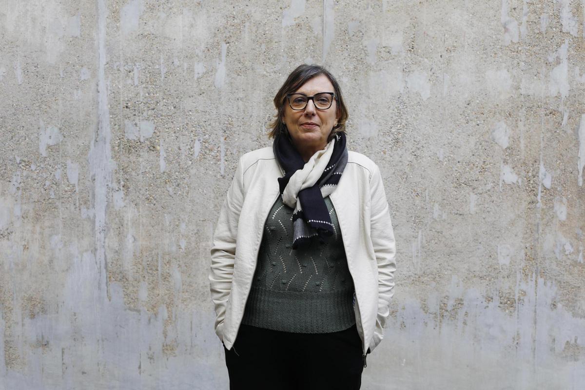 Isabel Palacios, con cáncer de mama recurrente, este viernes.