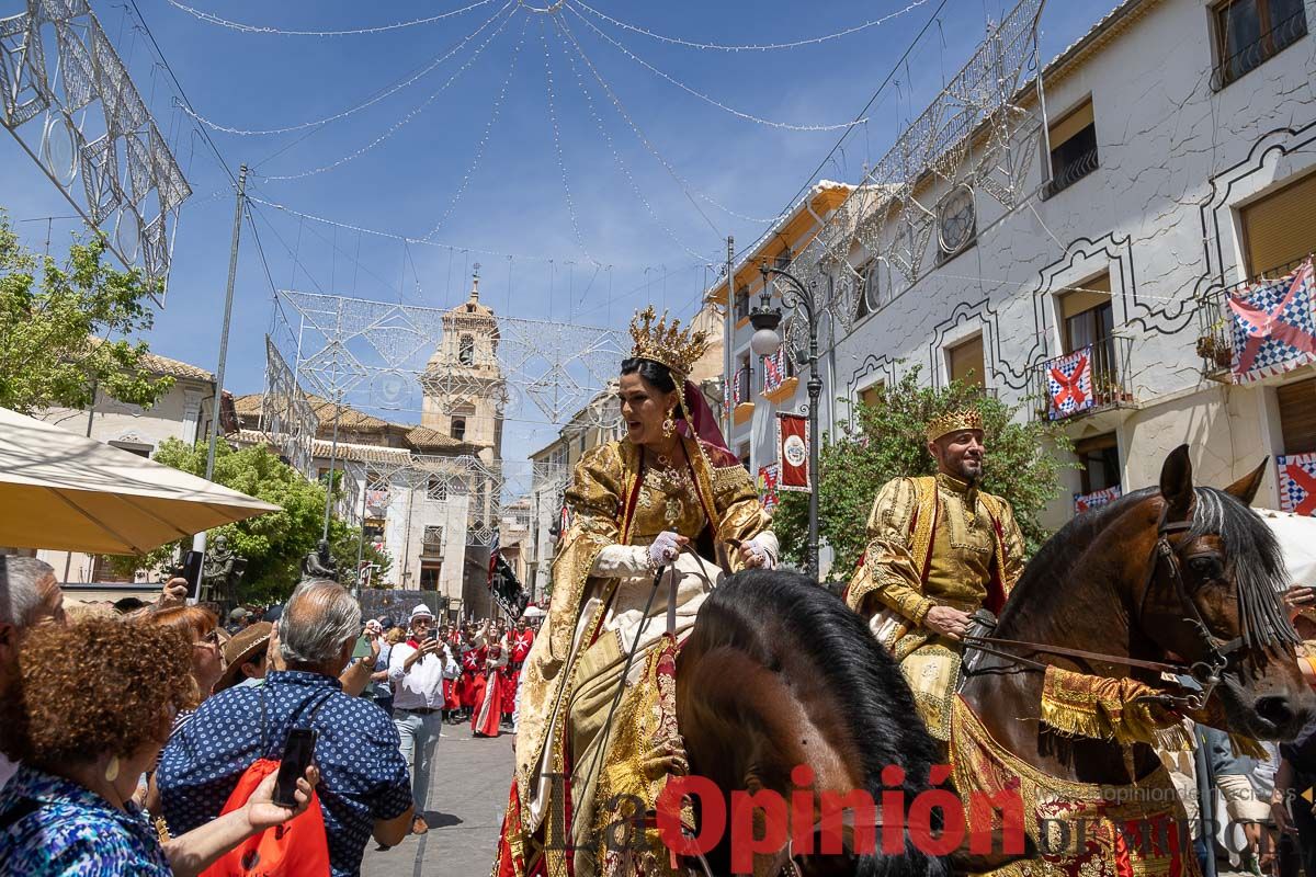 Moros y Cristianos en la mañana del dos de mayo en Caravaca