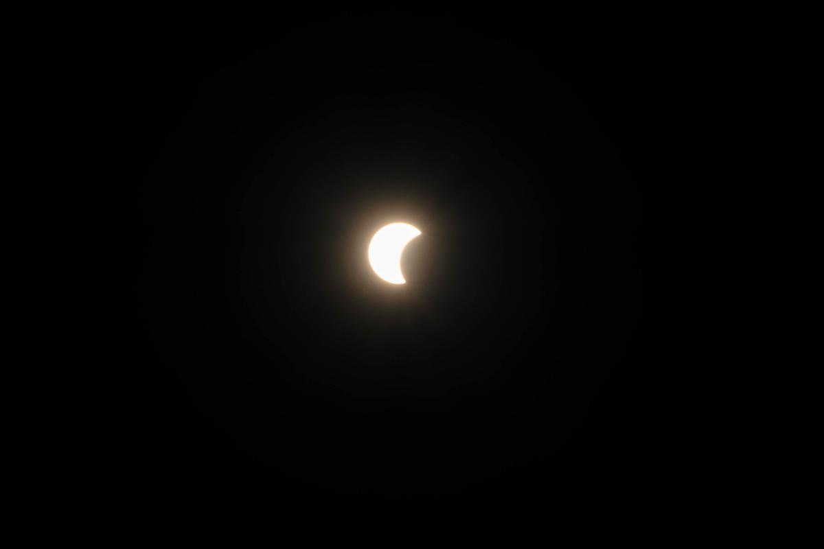 Las mejores imágenes del eclipse desde Santiago Las mejores imágenes del eclipse desde Santiago