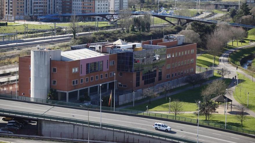 Comisaría de la Policía Nacional en Gijón, en El Natahoyo.