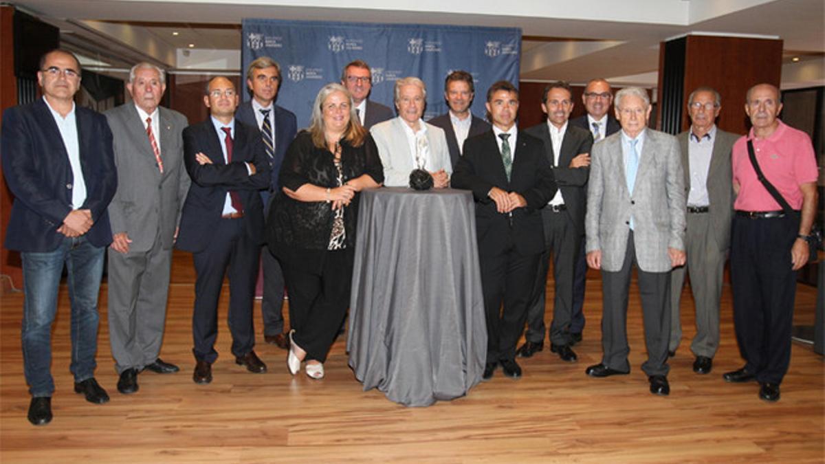 Los integrantes del jurado, entre los que se encuentra el secretario general de l'Esport de la Generalitat Ivan Tubau