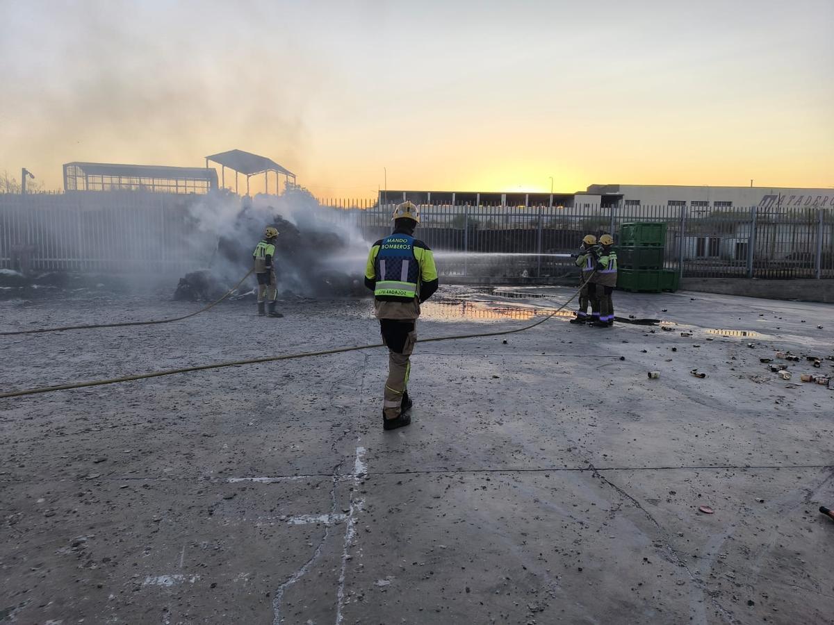 Fotogalería | Los bomberos sofocan el incendio que ha calcinado 20 coches en Mérida Fotogalería | Los bomberos sofocan el incendio que ha calcinado 20 coches en Mérida