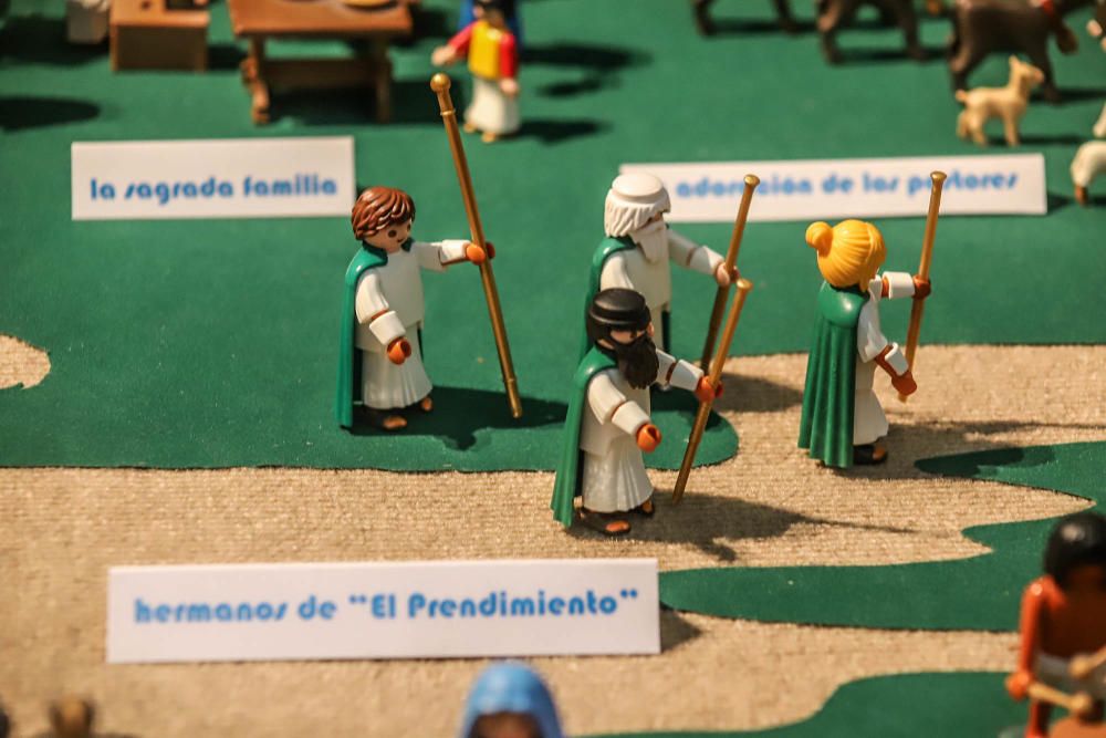 Belén de Playmobil en la iglesia de San Sebastián