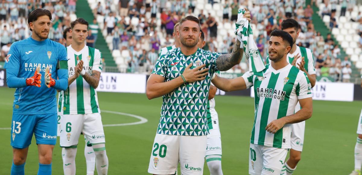 Antonio Casas, el día de su despedida como jugador del Córdoba CF.