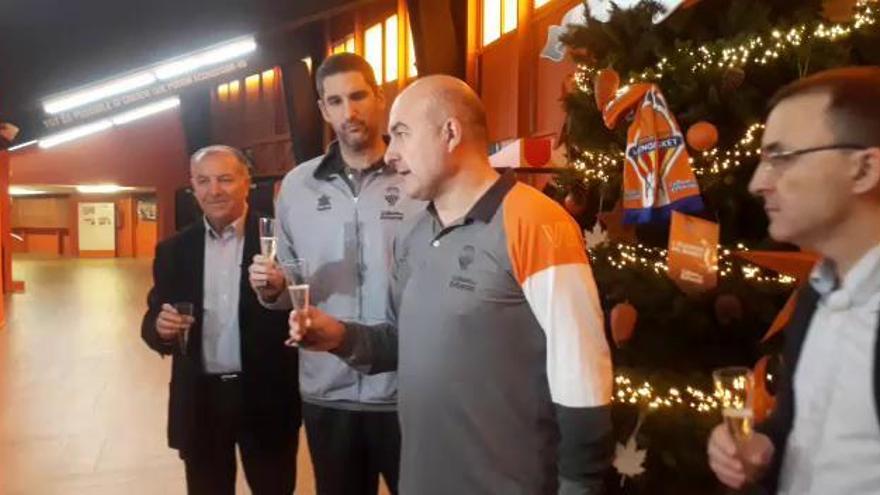 Brindis navideño del Valencia Basket