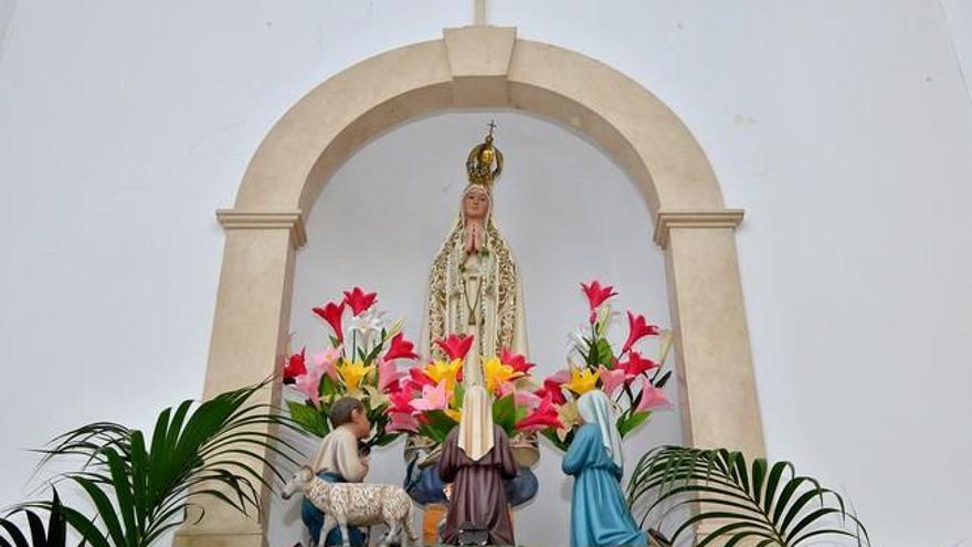 Virgen de Fátima en la Parroquia de El Calero (Telde)