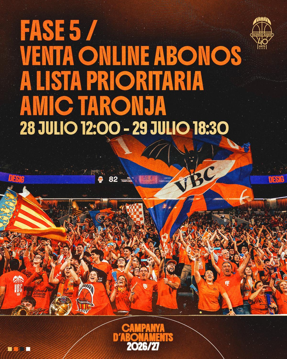 Los Amics Taronja tienen preferencia