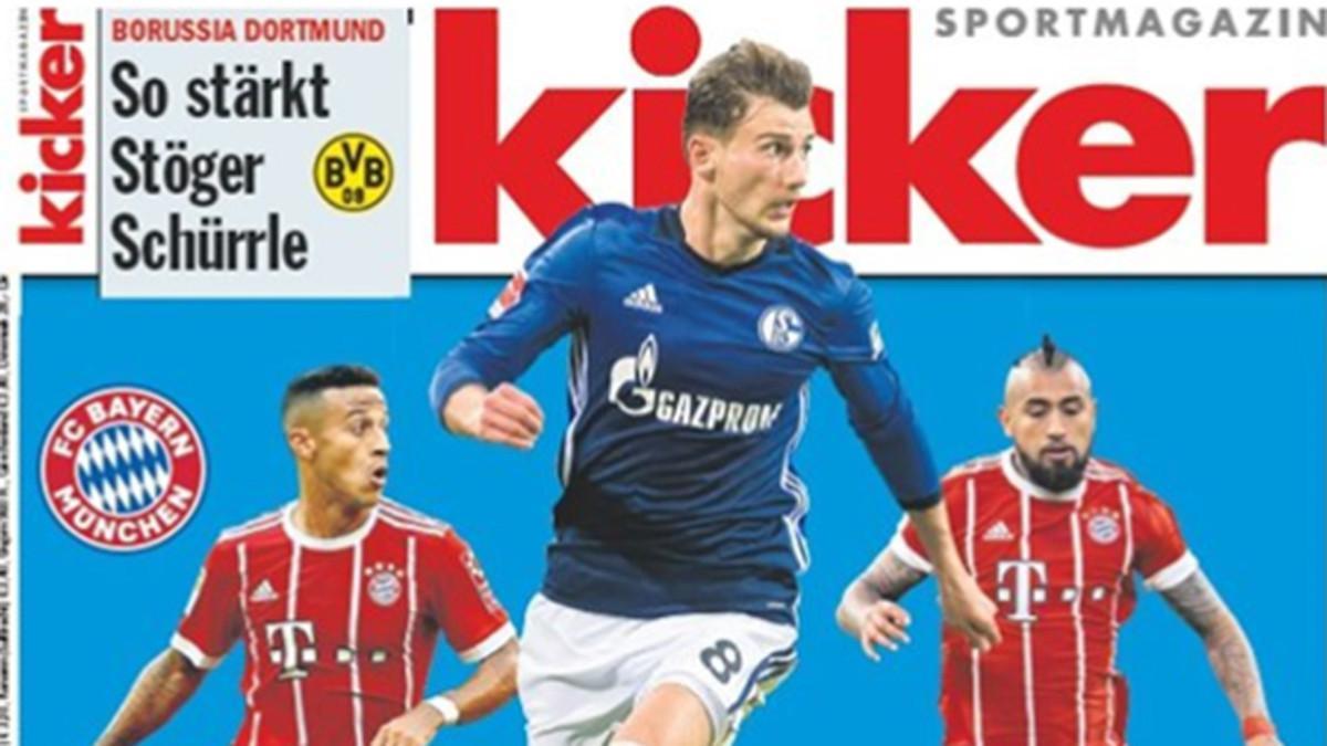 Goretzka, Thiago y Arturo Vidal en la portada de Kicker