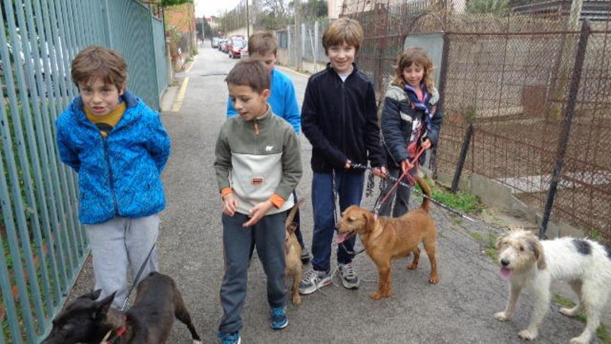 La visita va acabar amb una passejada