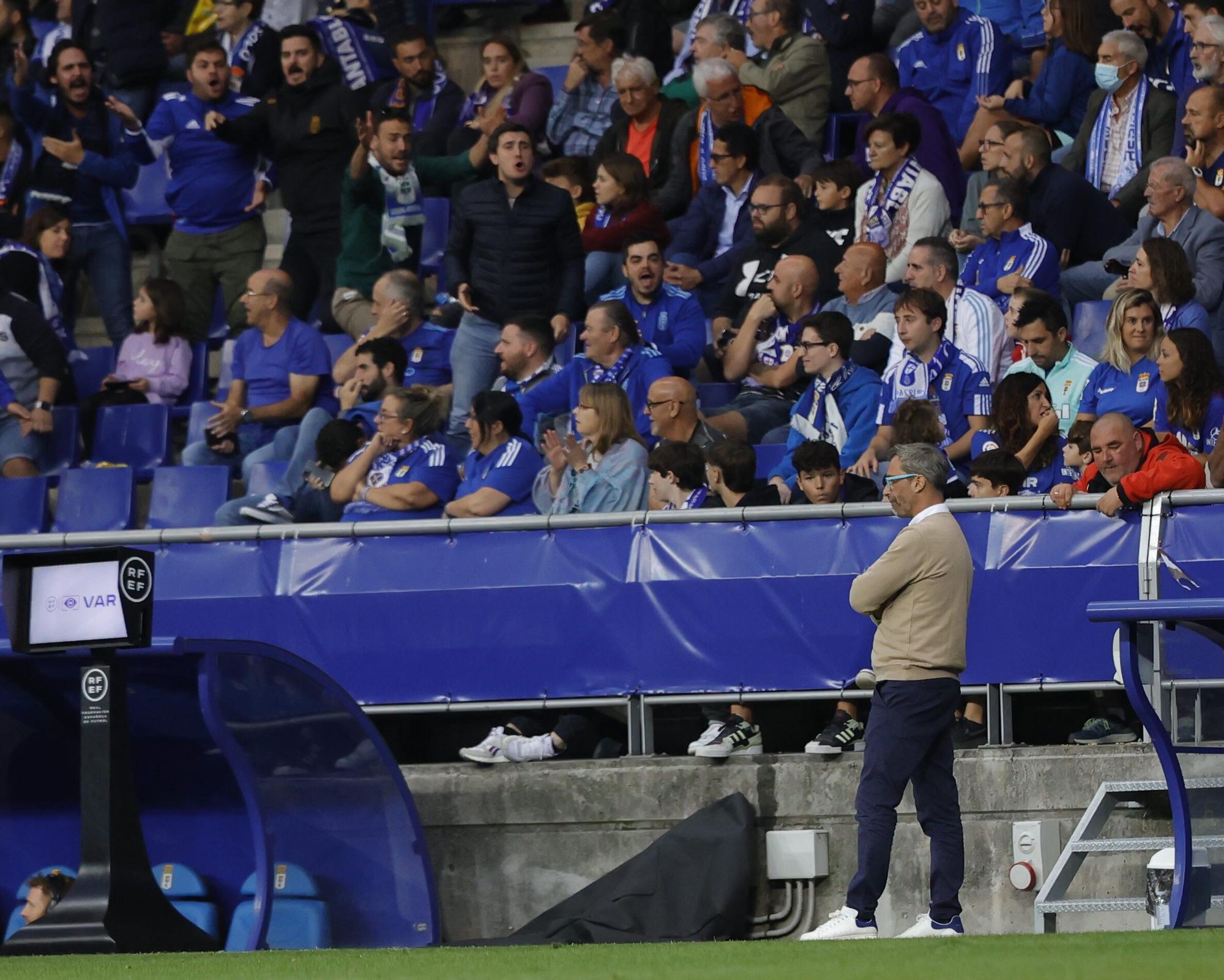 Las imágenes de Bolo durante el partido ante el Cartagena