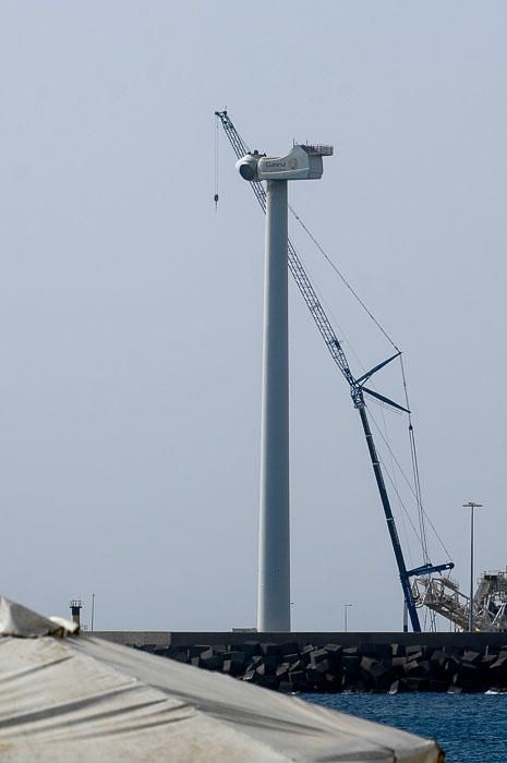 DESMANTELAMIENTO DEL AEROGENERADOR DEL MUELLE DE ...