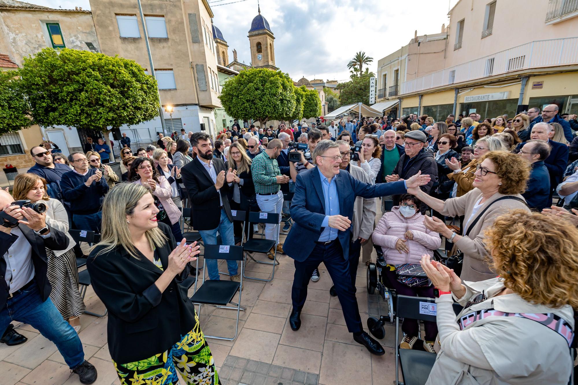 Ximo Puig participa en un acto del PSPV en Sant Joan