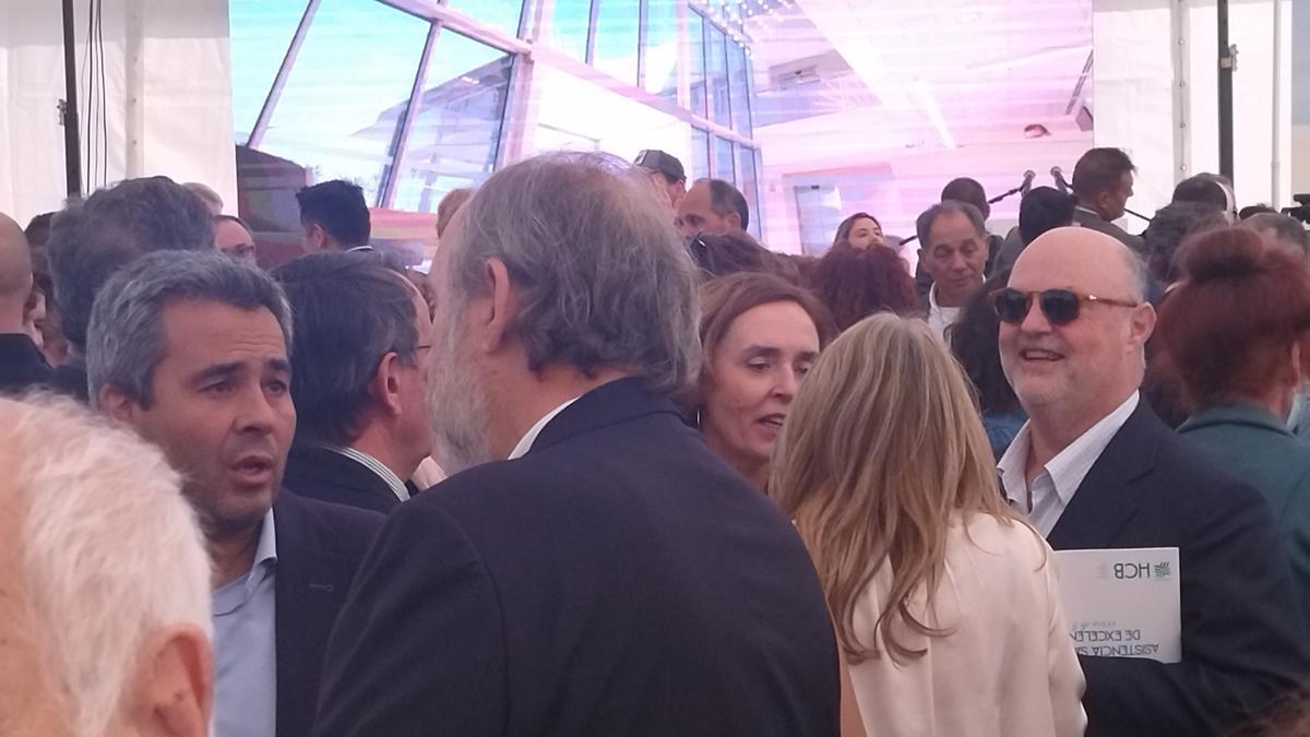 El presidente del grupo Ribera Salud, que gestiona el departamento sanitario de Dénia, Alberto de Rosa, en la inauguración