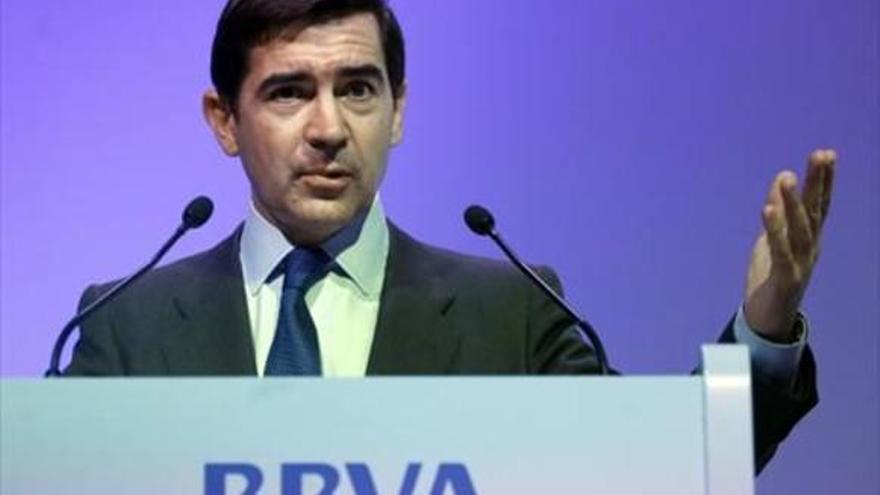 El BBVA gana el 53% menos por la falta de ventas extraordinarias