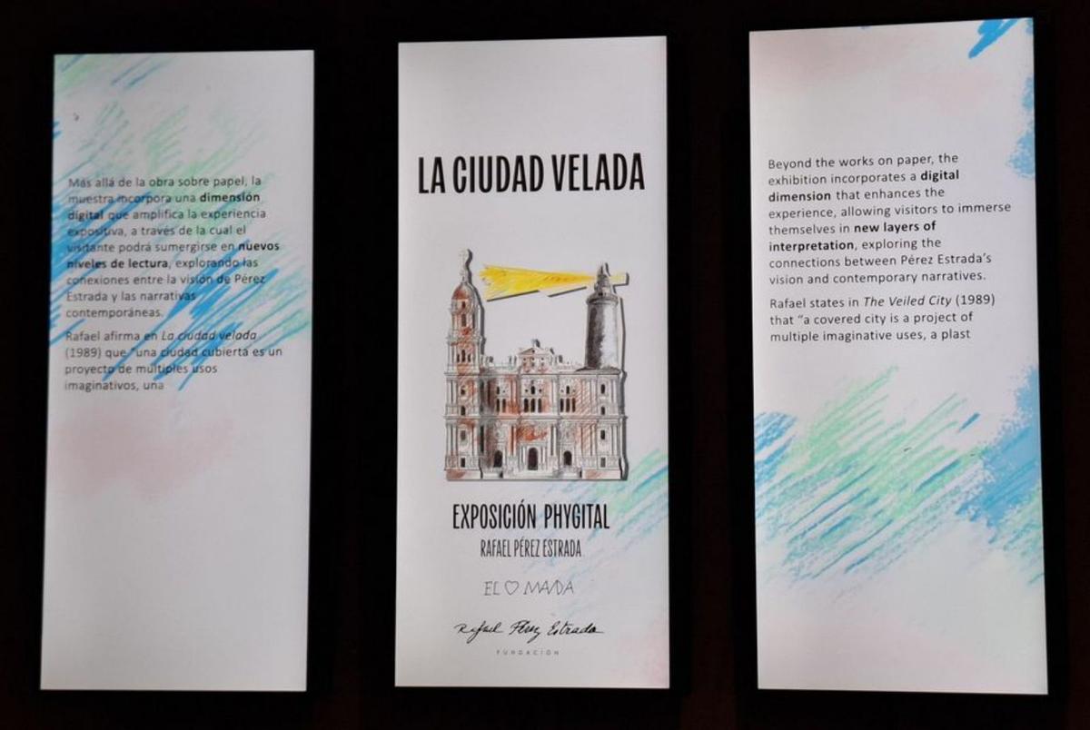 La ciudad velada es el título de una obra de Rafael Pérez Estrada, firmada en 1989.