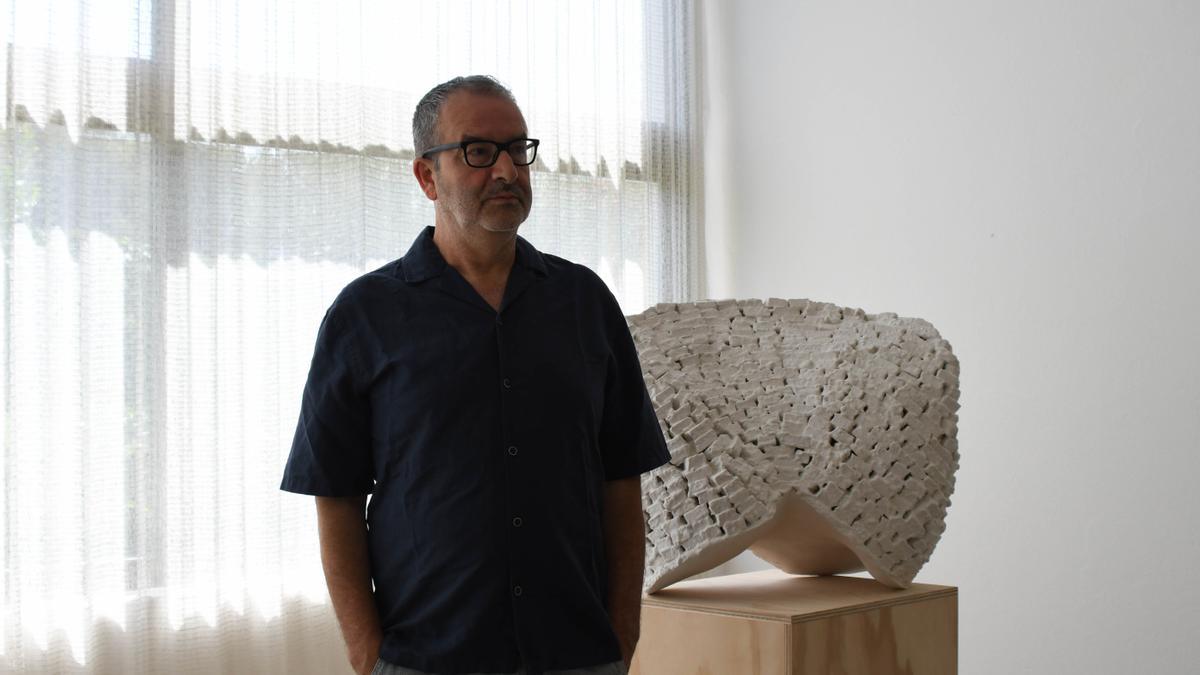 Joan Cortés, en el Estudi Tur Costa, en Jesús.