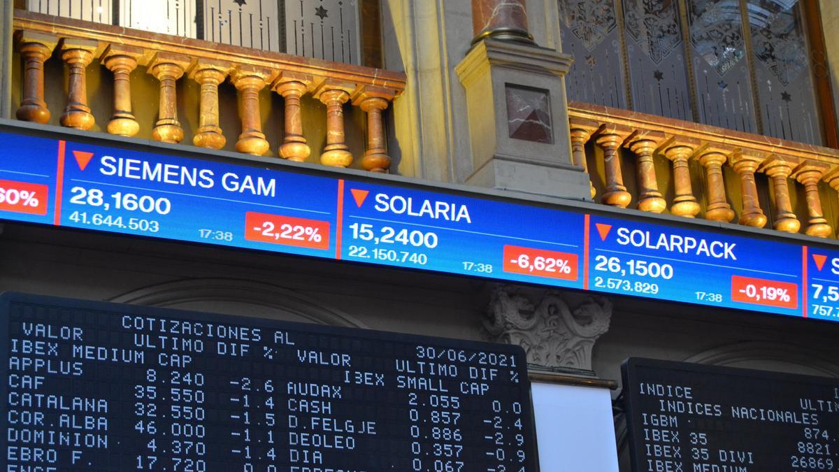 El Ibex 35 sube un 1,26% y logra los 8.900 puntos